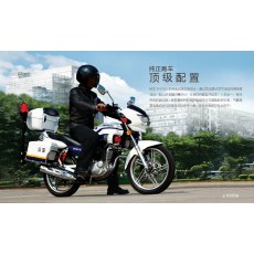豪爵鈴木銳爽EN150J警用摩托車