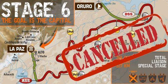 2017達(dá)喀爾拉力賽第六賽段取消