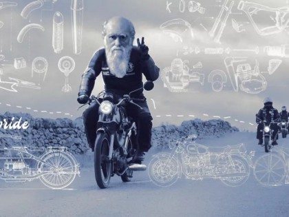 如果坐在摩托車上學(xué)歷史，我肯定考滿分