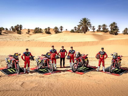 HRC 2022 達喀爾工廠賽車 CRF450 Rally