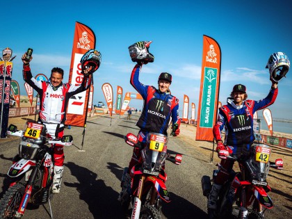 2024 達(dá)喀爾拉力賽，Honda CRF 奪得摩托車組冠軍